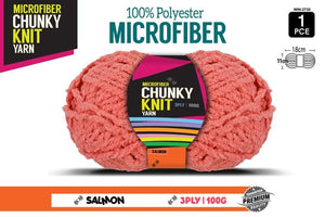 Microfibre Chunky Knit Yarn 3ply 100g