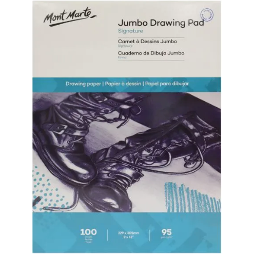 Jumbo Drawing Pad 22.9x30.5cm 100 Sheets - CRAFT2U