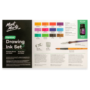 Mont Marte Drawing Ink Set 16pc