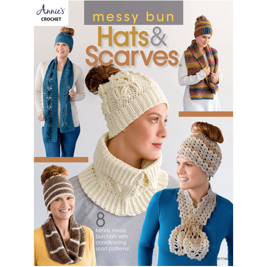 Messy Bun Hats & Scarves - CRAFT2U
