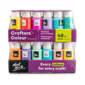 Crafters Colour Discovery Paint Set 48pc x 60ml - CRAFT2U