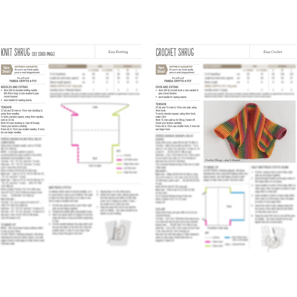 Knit or Crochet Shug - CRAFT2U