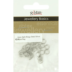 Split Rings 6mm 60pc Ribtex