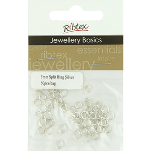 Split Rings 6mm 60pc Ribtex