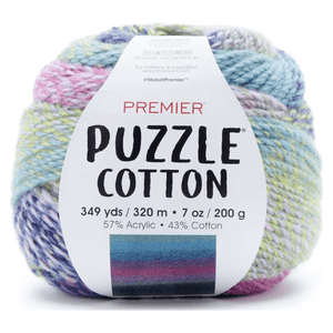 Premier Puzzle Cotton Yarn (12 Colours) - CRAFT2U