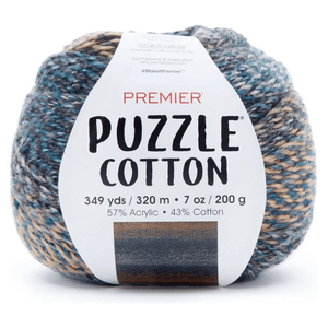 Premier Puzzle Cotton Yarn (12 Colours) - CRAFT2U