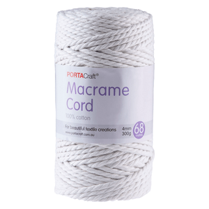 Macrame Cord 300g 4mm 68m (6 colours available) - CRAFT2U
