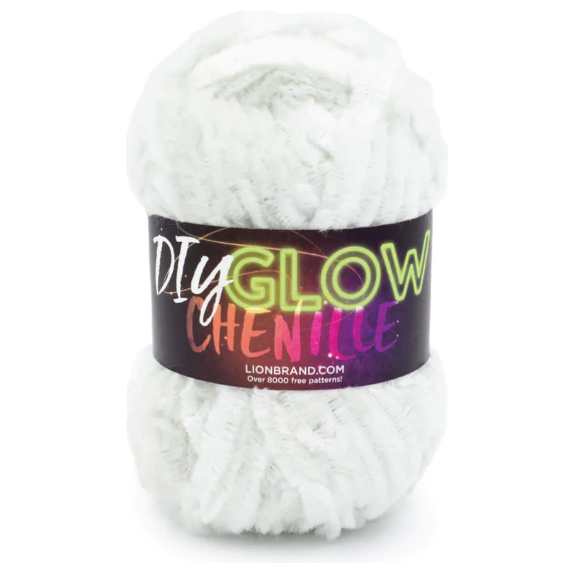 Lion Brand DIY Glow Chenille Yarn Sold As A 3 Pack