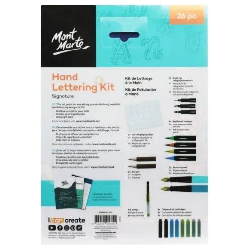 Hand Lettering Kit Signature 26pc - CRAFT2U