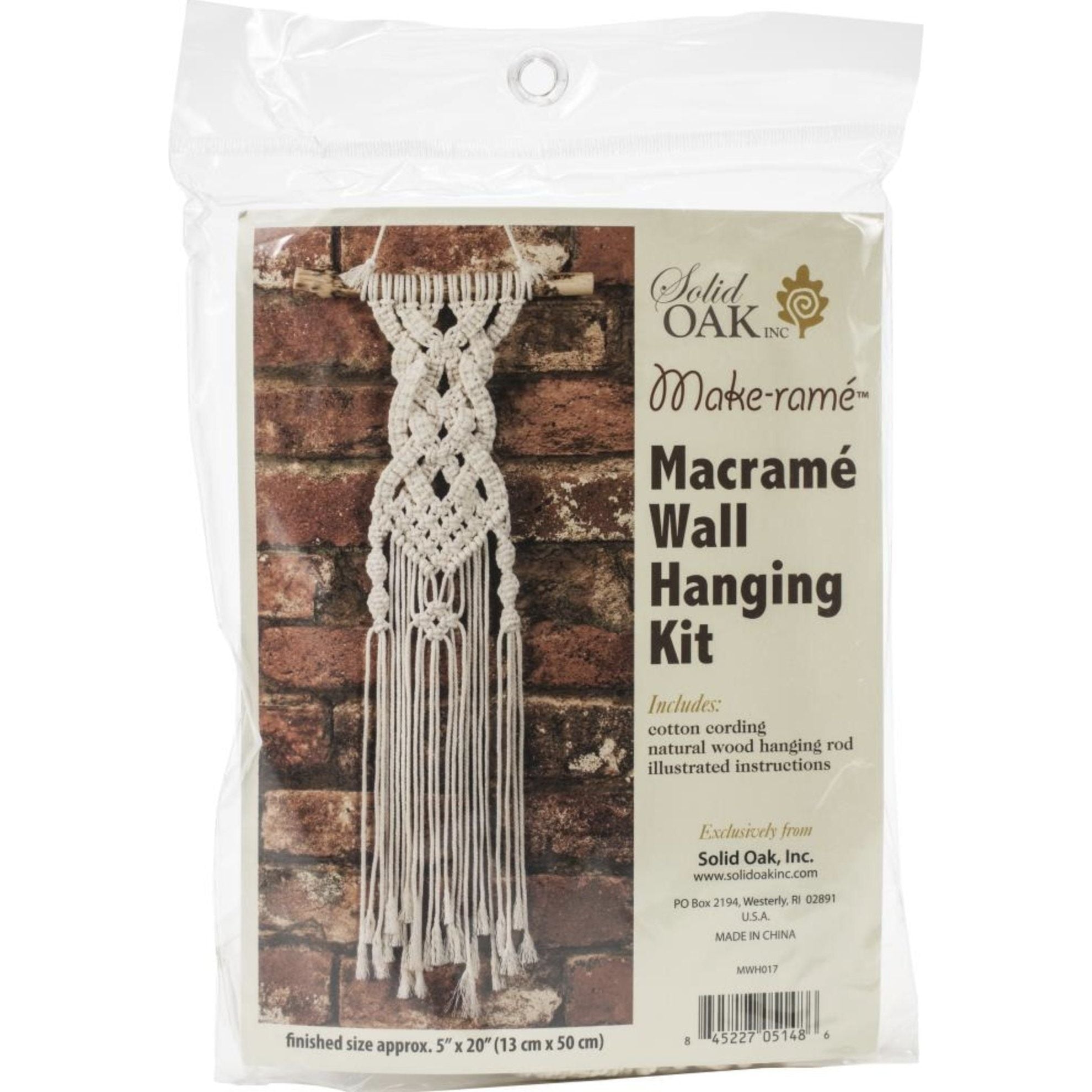 Macrame Wall Hanging Kit Celtic Braids - CRAFT2U
