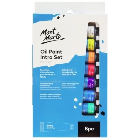 Oil Paint Intro Set 8pce x 18ml - CRAFT2U