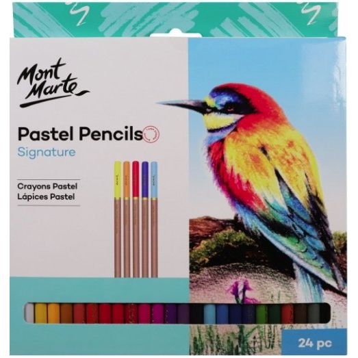 Pastel Pencils 24 Colours - CRAFT2U