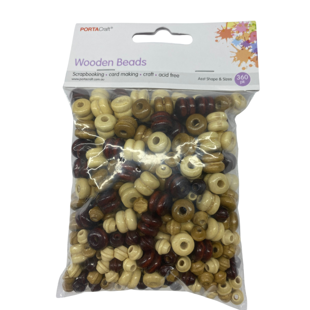 Wooden Beads 360pc