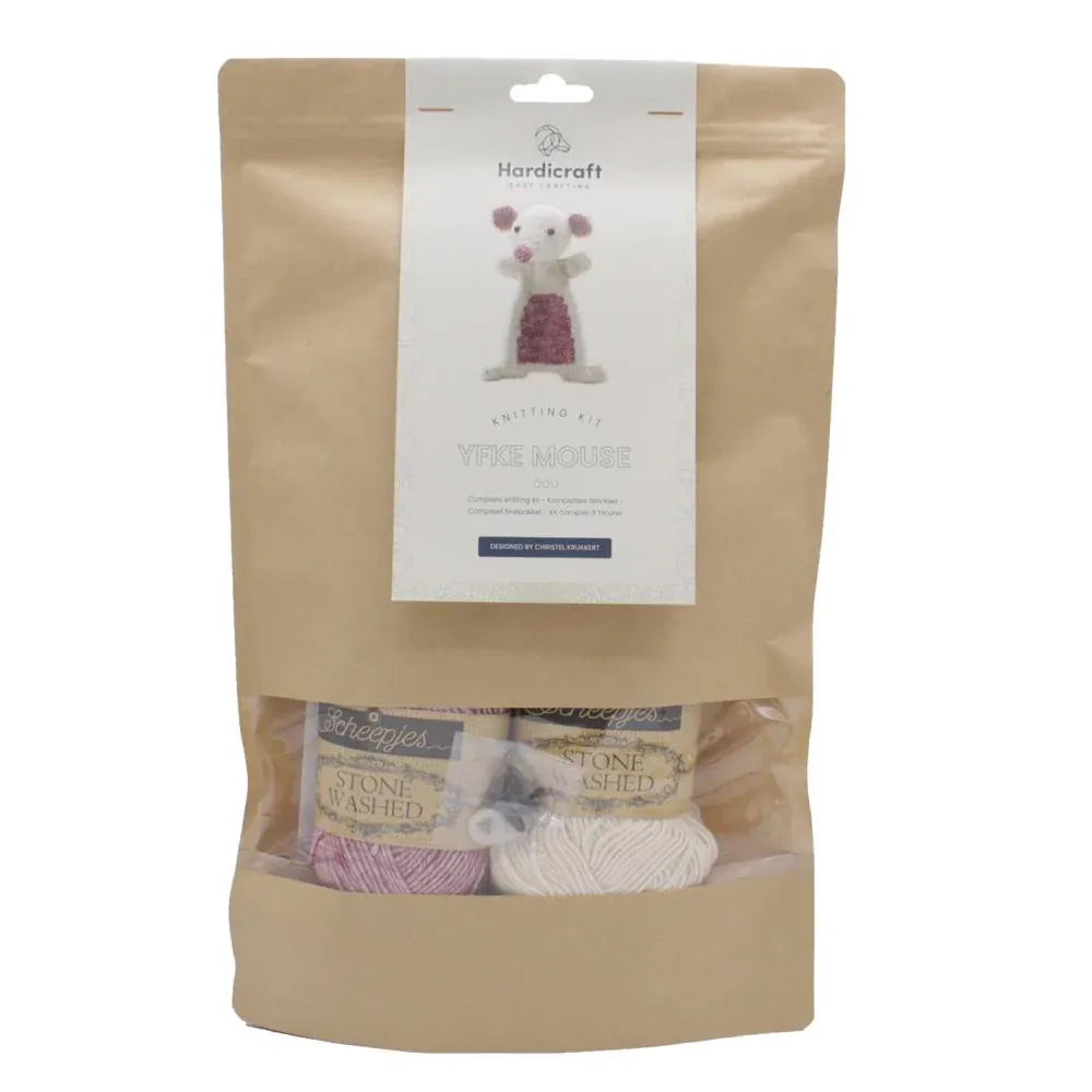 Diy Knitting Kit - YFKE Mouse Hardicraft Amigurumi Kit