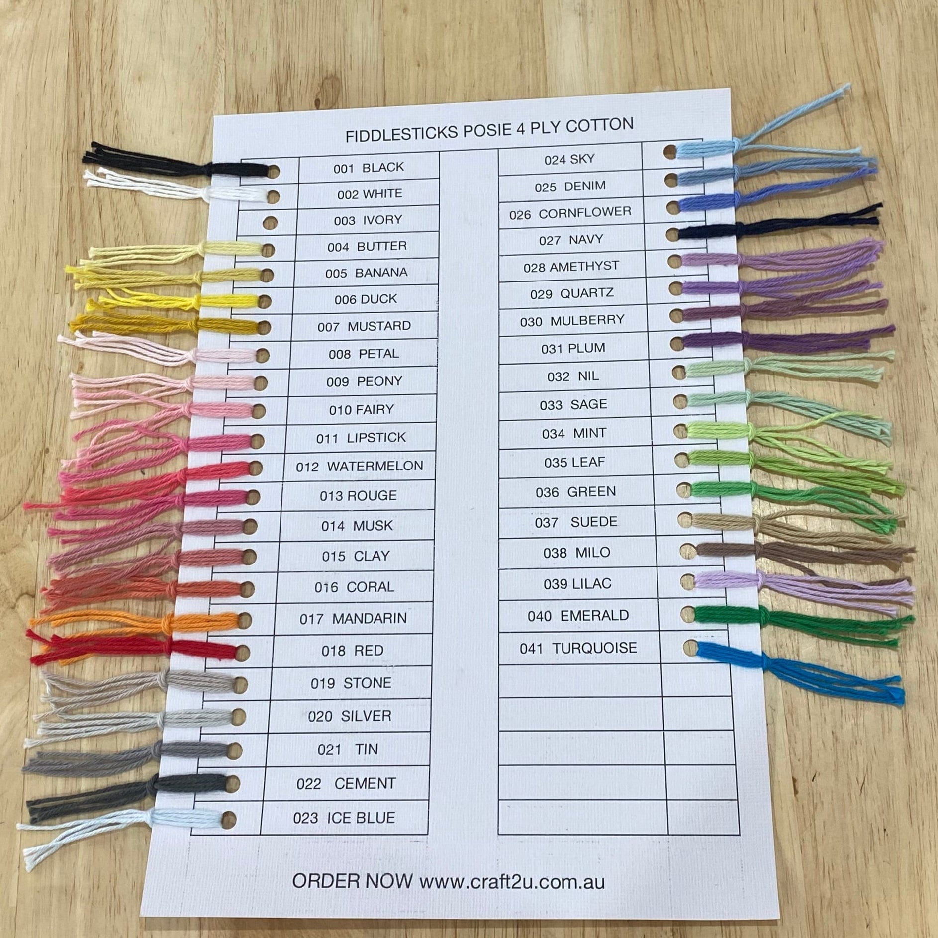 Shade Cards - Fiddlesticks Wren or Posie