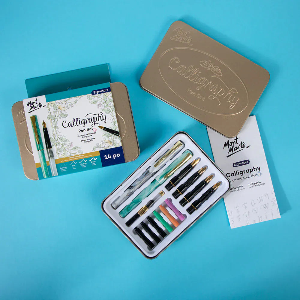 Mont-Marte-Calligraphy-Pen-Set-Signature-14pc-MMCA0010-V01-C