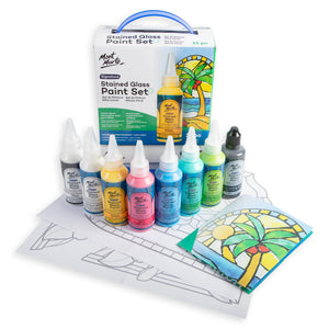 MM Stained Glass Paint Set 11pc
