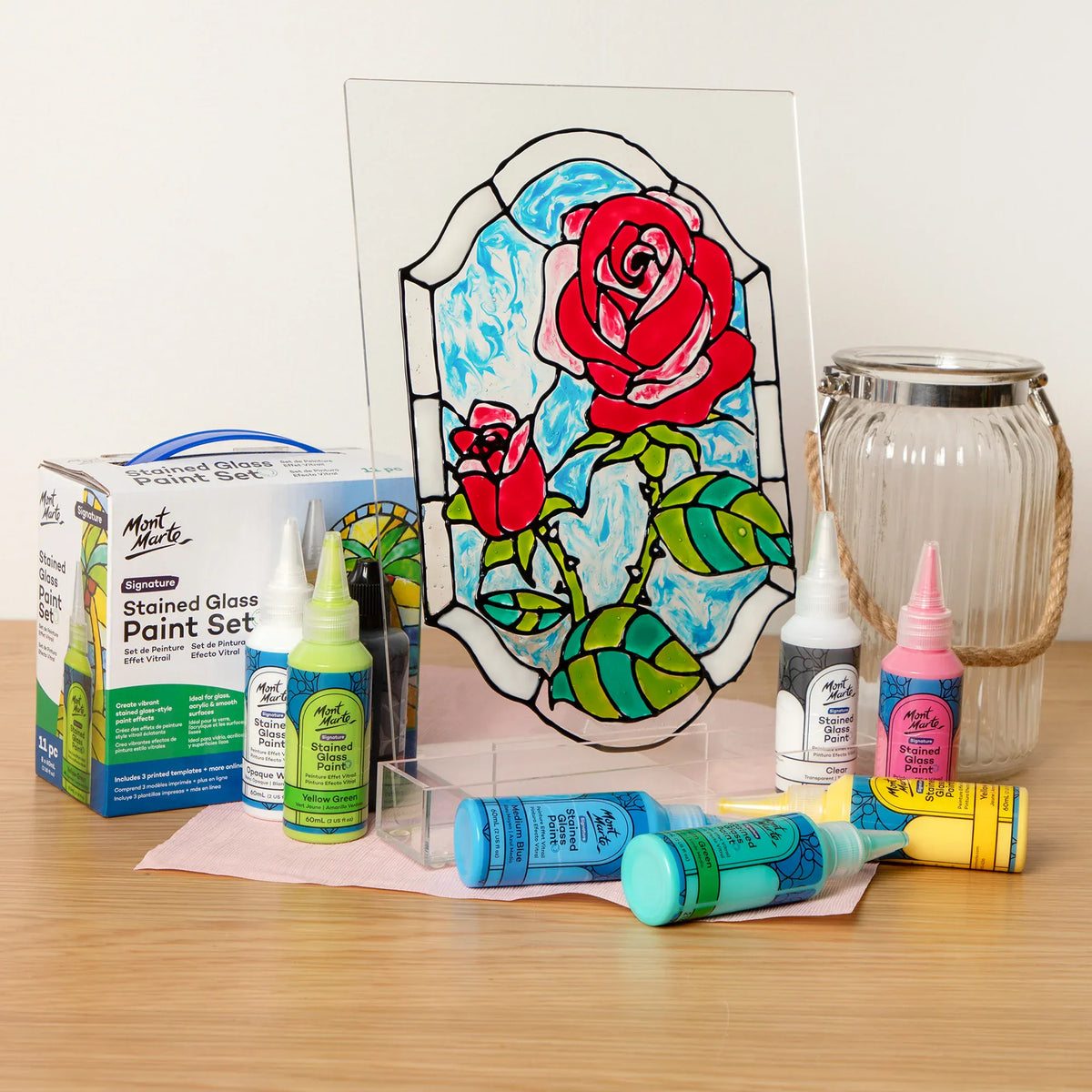 MM Stained Glass Paint Set 11pc
