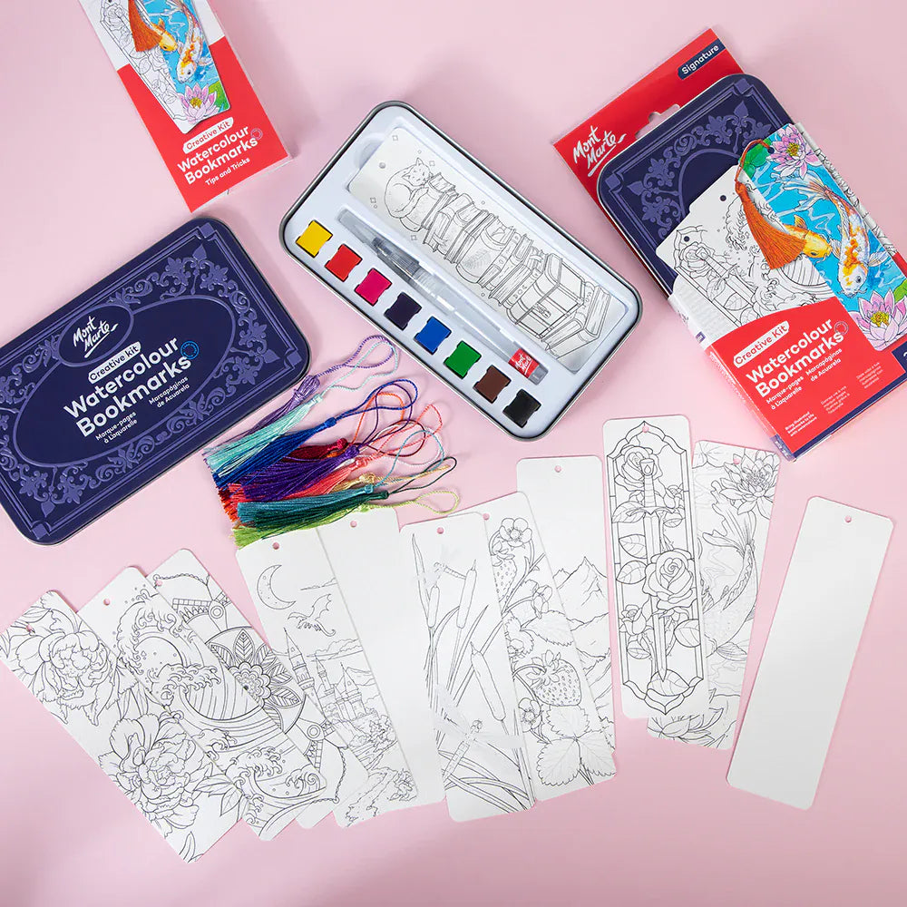 MM Watercolour Bookmark Set 33pc