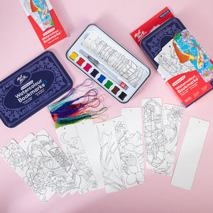 MM Watercolour Bookmark Set 33pc