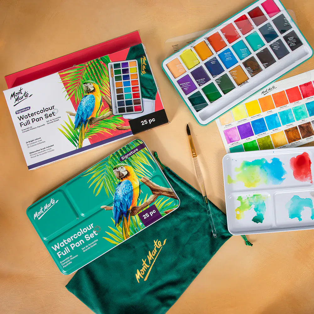 MM Watercolour Full Pan Set 24pc in Tin