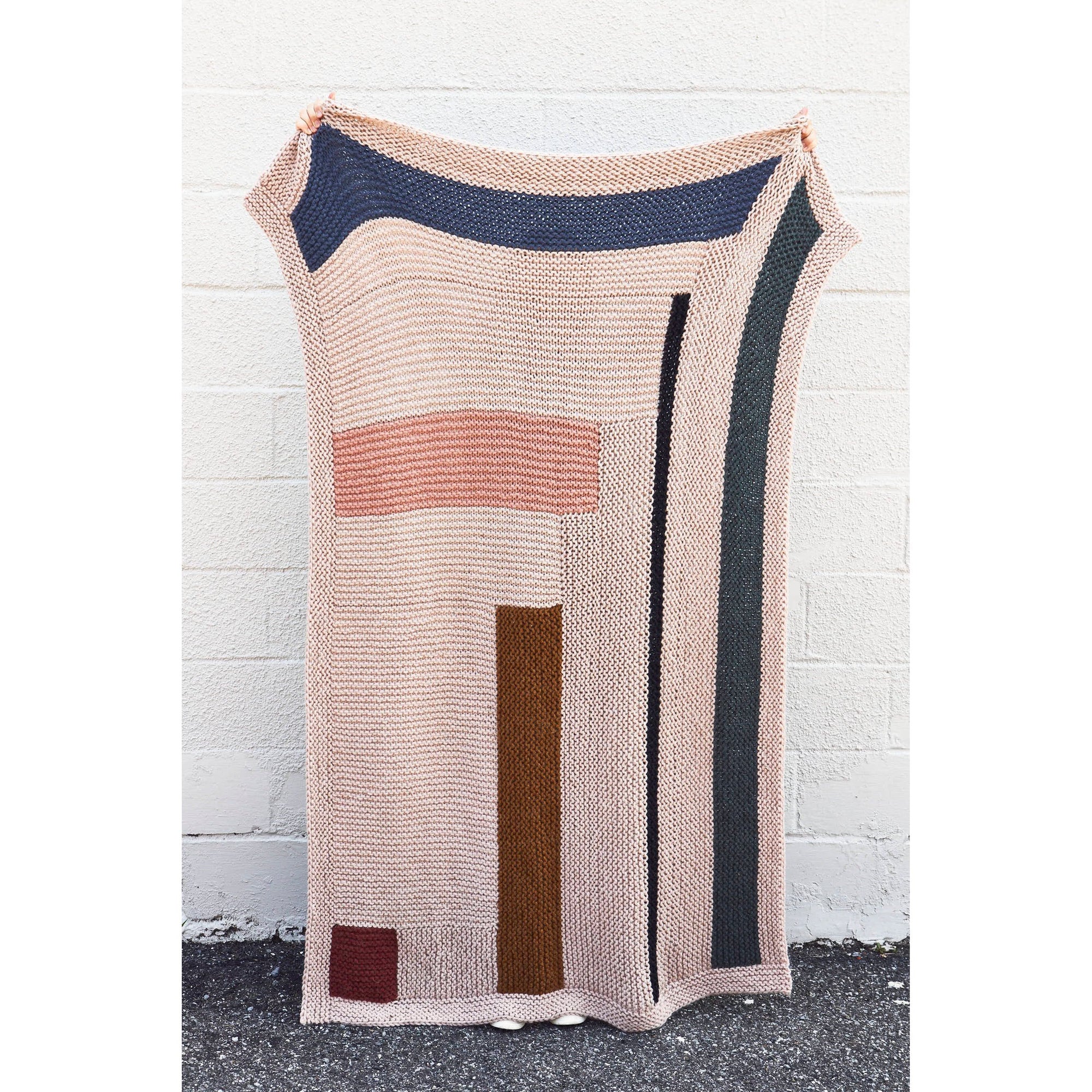 Knitting Kit Rockwell Blanket using Hue & Me Yarn