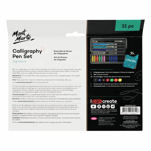 Calligraphy Set 32pce | brush lettering,calligraphy | CRAFT2U