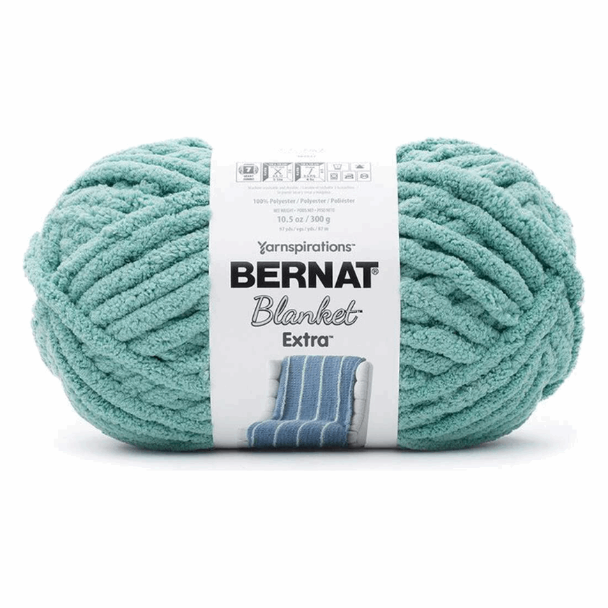 Bernat Blanket Big Ball Yarn Vintage, White, 10.5 oz