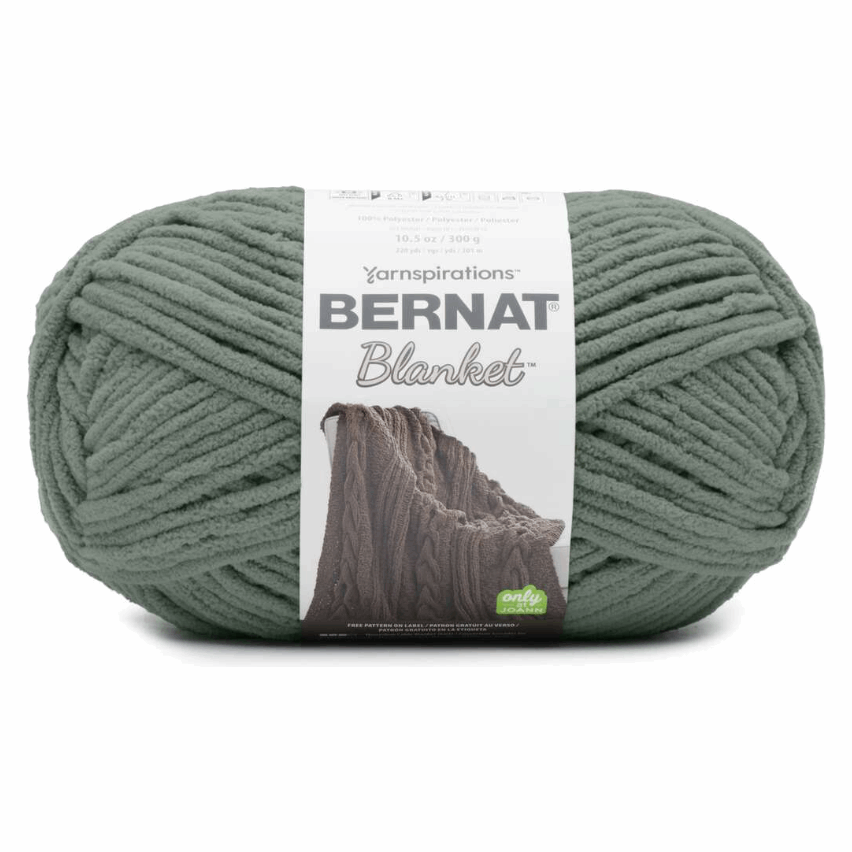 Bernat Blanket Big Ball Yarn Smoky Green