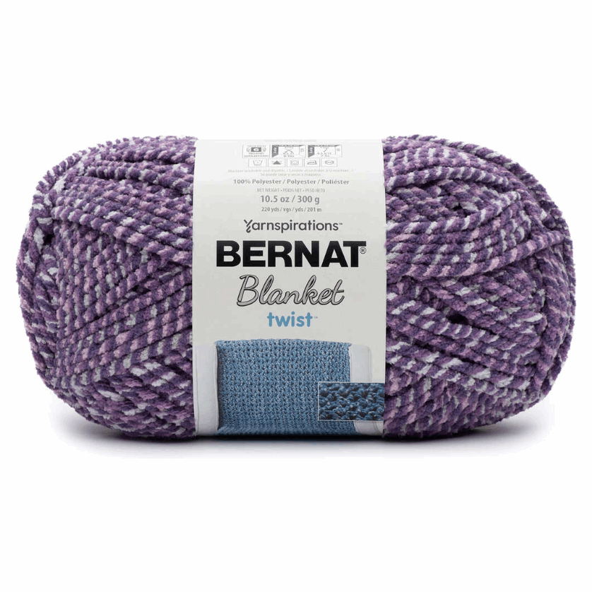 12 Pack: Bernat Blanket Big Yarn, Size: 10.5, Purple