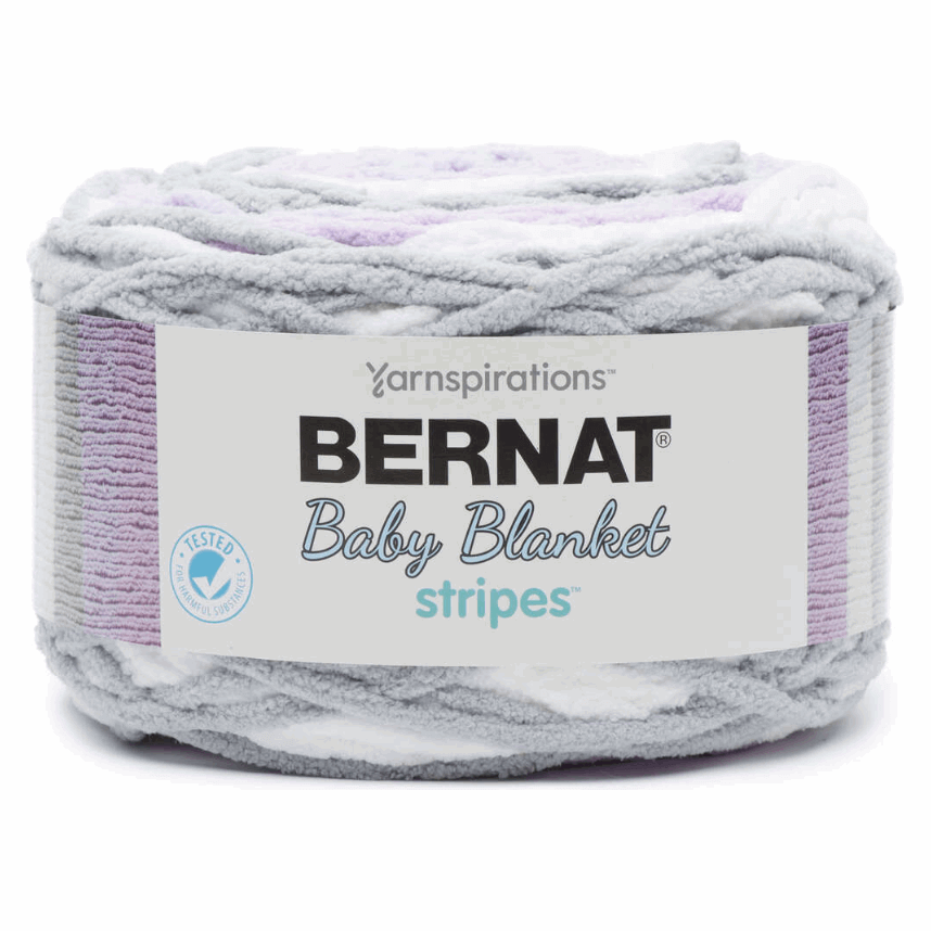 Bernat baby blanket yarn stripes hotsell