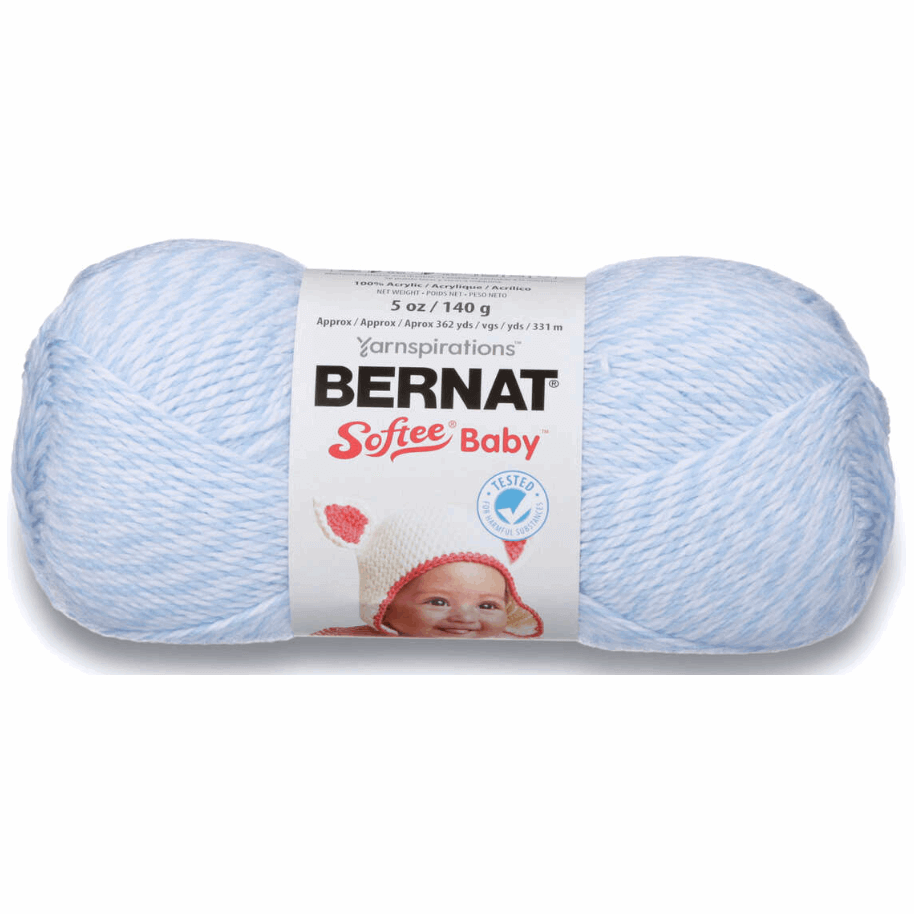 Bernat Softee Baby Yarn Solids Sold As A 3 Pack