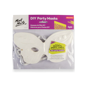 MM DIY Party Masks 4pc (8 designs) - CRAFT2U