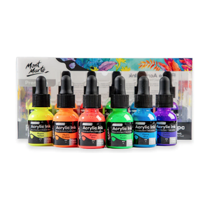 Fluoro Acrylic Ink Premium 6pc