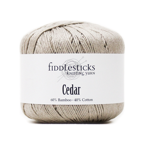 Fiddlesticks Cedar - Cotton / Bamboo Blend