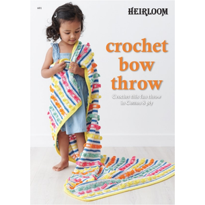 Crochet Bow Throw