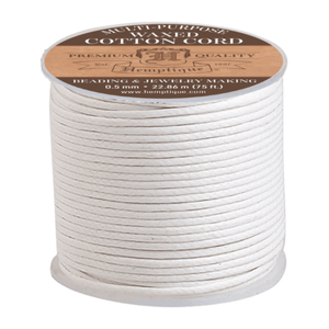 Hemptique Waxed Cotton Cord .5mm