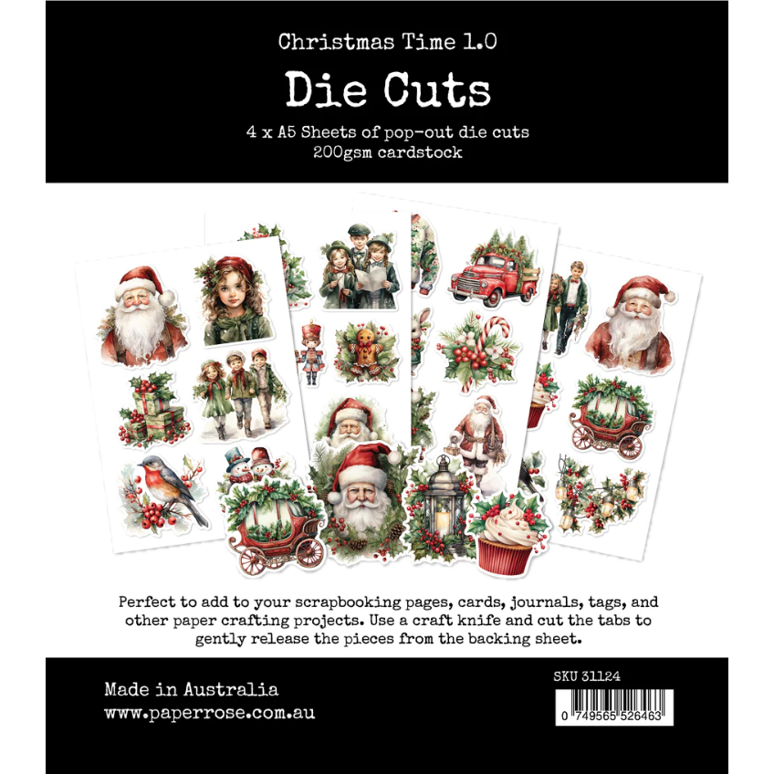 Christmas Time 1.0 Die Cuts - Paper Rose Studio