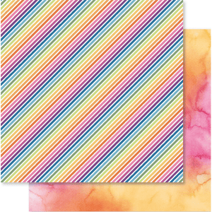 Rainbow Twirl 12 x 12 Papers - Paper Rose Studio