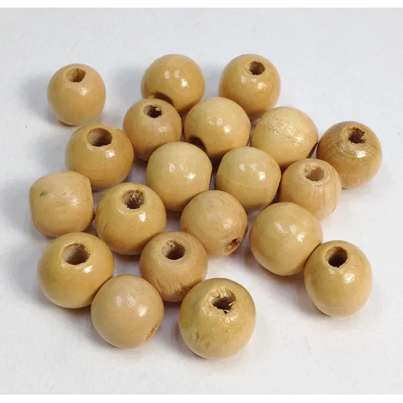 Wood Round Beads