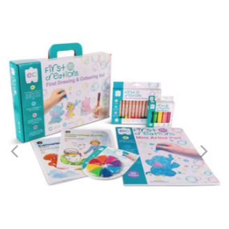 First Creations Drawing & Colouring Set