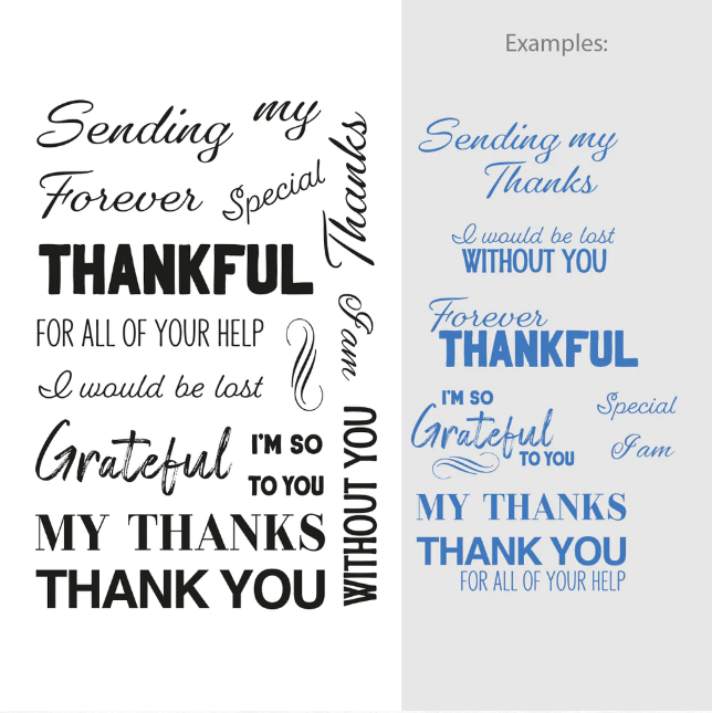 Clear Stamps Various Brands