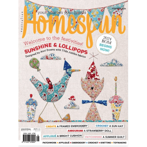 Homespun magazine Feb/Mar 2024 No. 217
