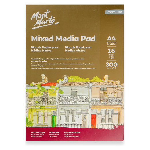 Mixed Media Pad Premium 300gsm