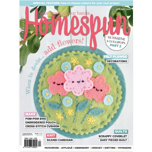 Homespun magazine Apr/May 2024 No. 218