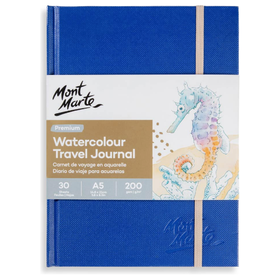 Watercolour Travel Journal A5 30 sheets 200GSM