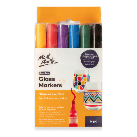MM Glass Markers 6pc