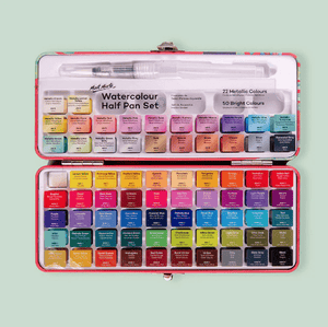 MM Watercolour Half Pan Set 73pc in Tin