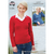 Classic Round or V Neck Jumper Knit 382