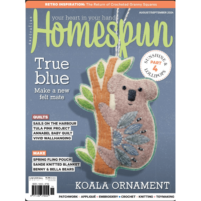 Homespun magazine August/September 2024 No. 220